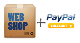 Webshop maken met Credit Card en PayPal cart, SiteMentrix CMS